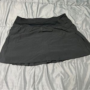 Halara pleated 2 in 1 tennis skirt skort black sporty plus size 3x